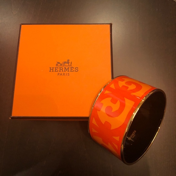 Hermes Jewelry - Hermes Enamel Bangle Bracelet